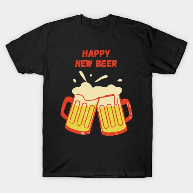 Happy New Beer T-Shirt by nathalieaynie